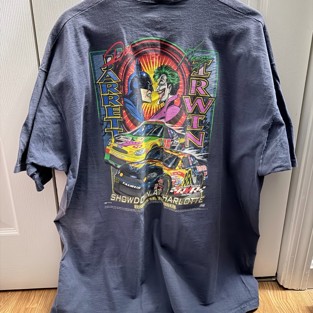 Vintage NASCAR Batman vs Joker T-Shirt